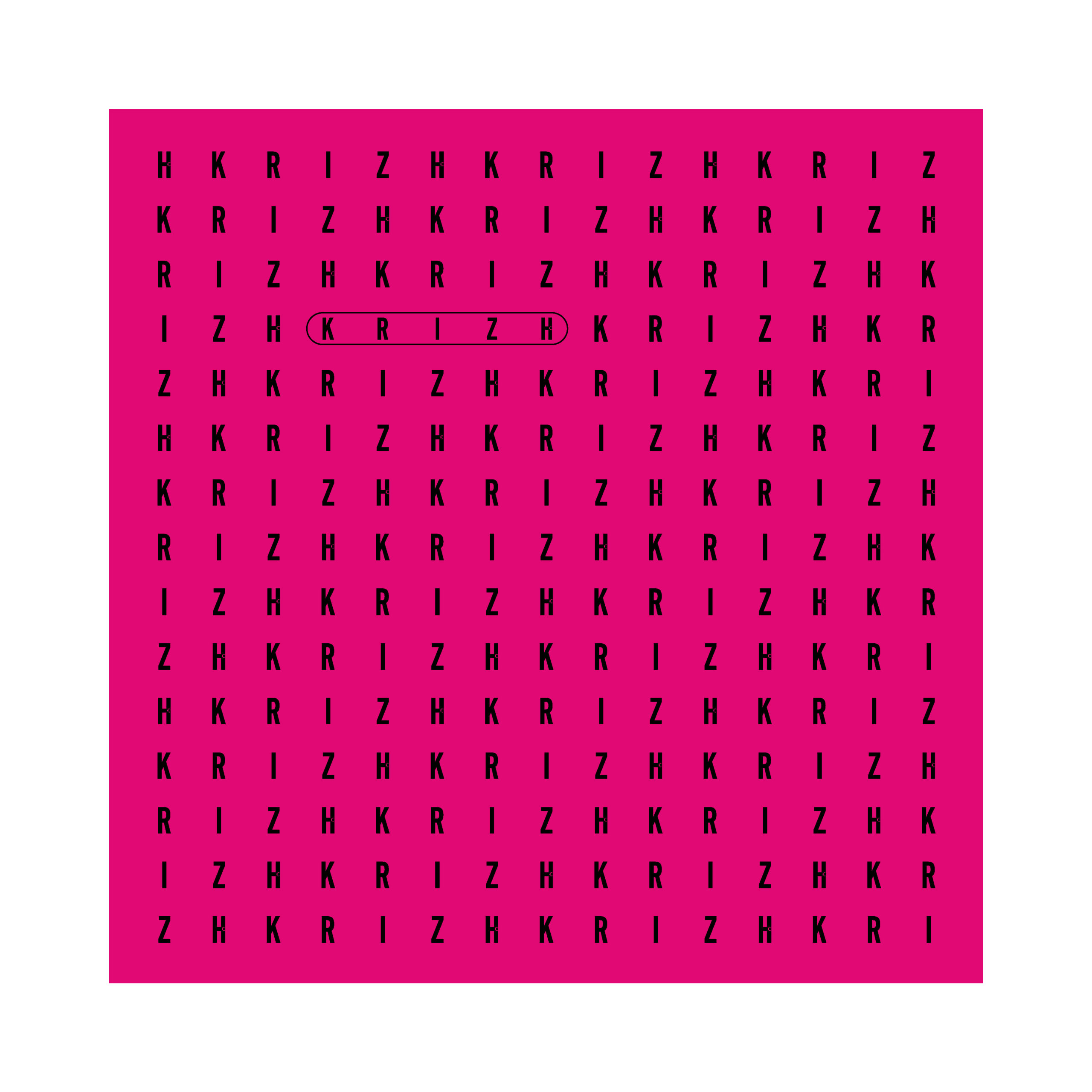 KRIZH Muster Buchstaben (3)